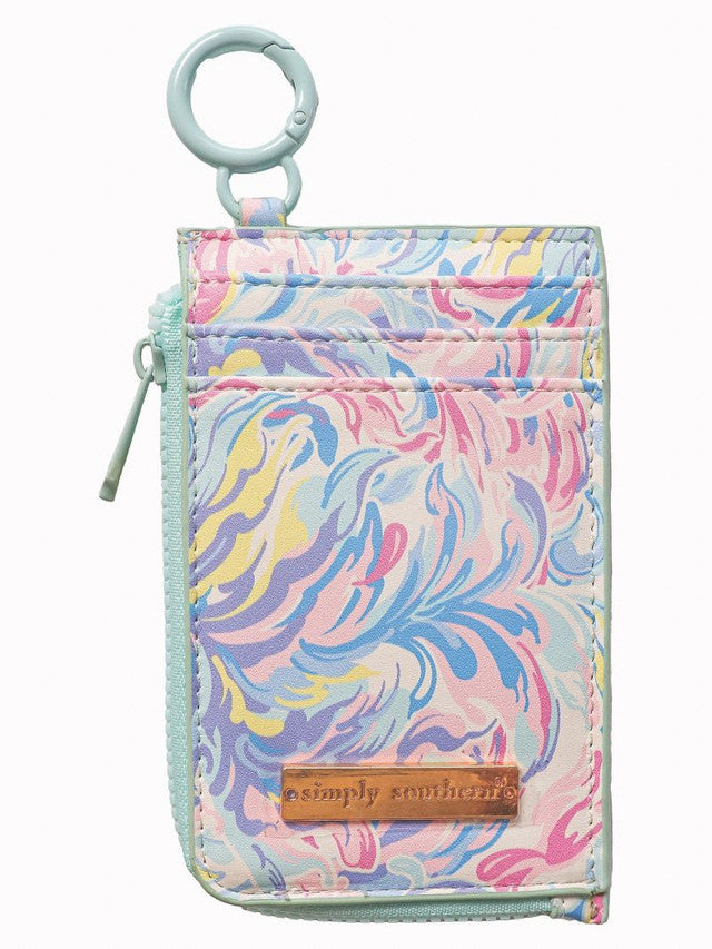 Watercolor ID Coin Wallet