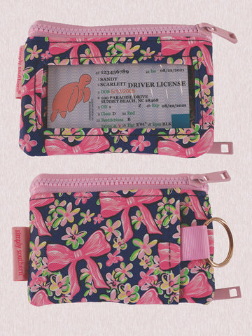 Bow Flower ID Wallet