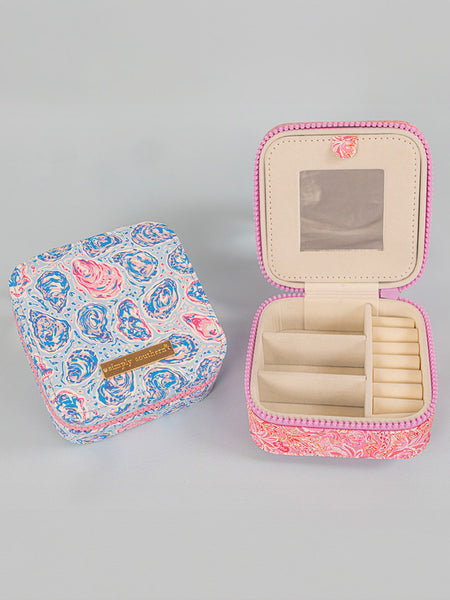 Pink Paisley Jewelry Case