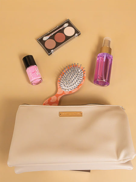 Cream Leather Tuscan Crossbody