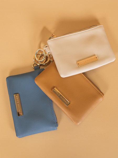 Cream Leather London ID Pouch