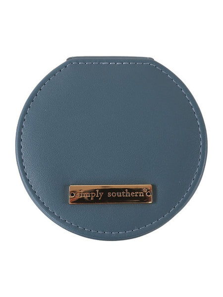 Azure Blue Leather Miami Jewelry Box