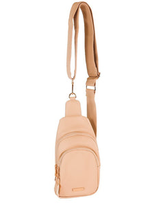 Cream Leather Maui Sling Crossbody