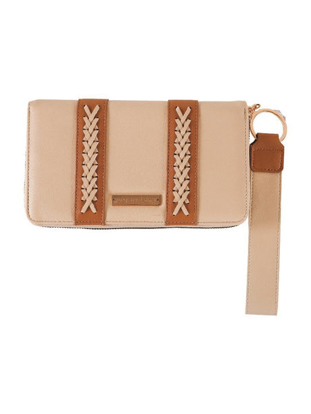 Cream Leather Soleil Wallet