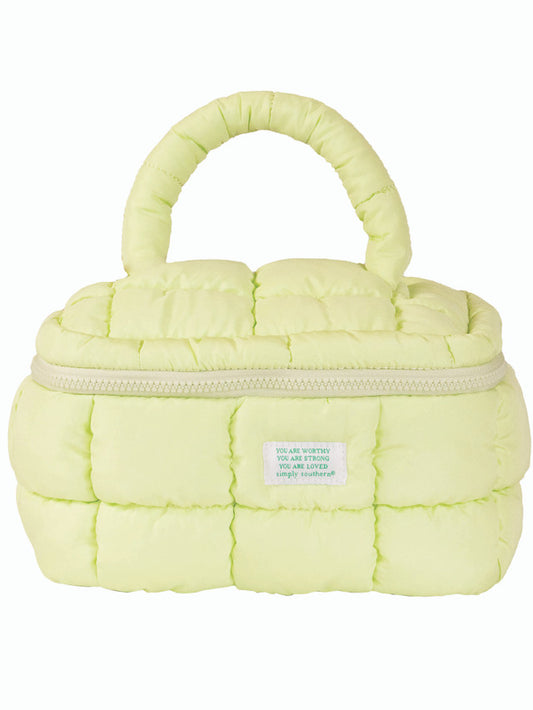 Sage Glam Marshmallow Bag