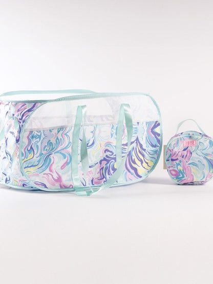 Watercolor Pop-Up Trunk Tote