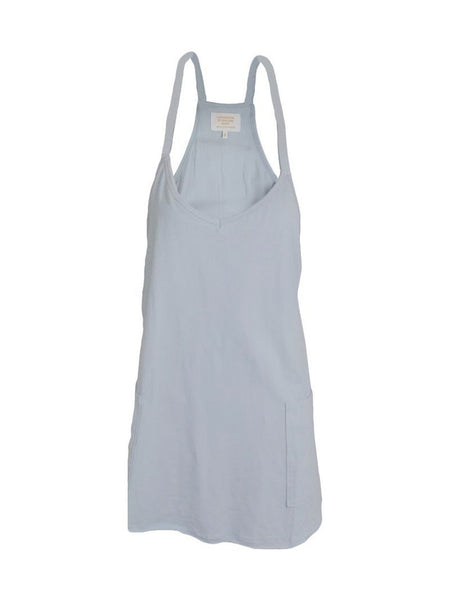 Ice Blue Solid Tara Dress