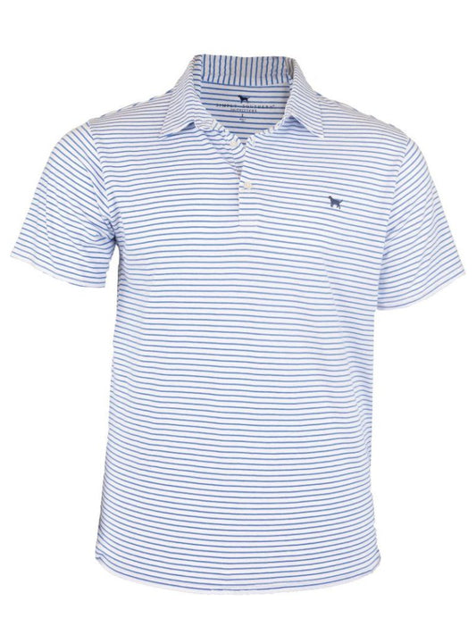 Men's Blue Stripe Polo