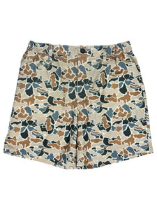 Men's Navy & Brown Camo Dock Shorts