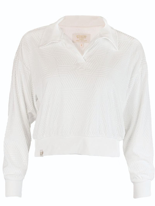 Ivory Terry Textured Pullover