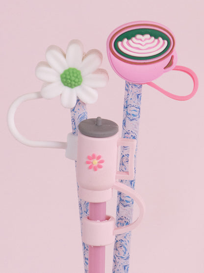 Coffee Straw Cover Set
