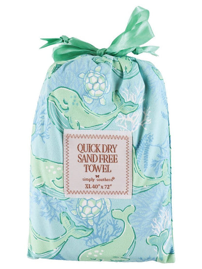 Whale Quick Dry Towel
