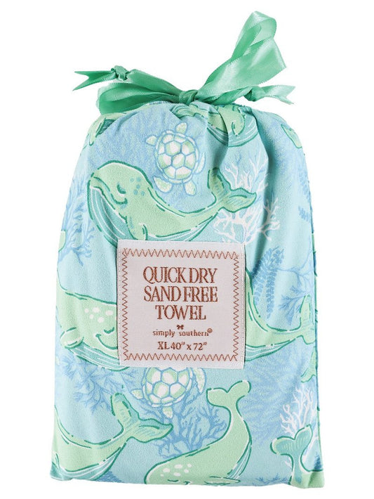 Whale Quick Dry Towel