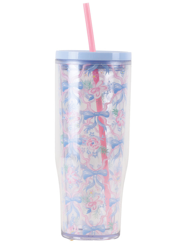Ribbon 24 oz. Clear Tumbler