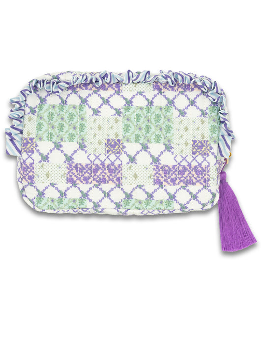 Trail Patch Quilted Cosmetic Bag