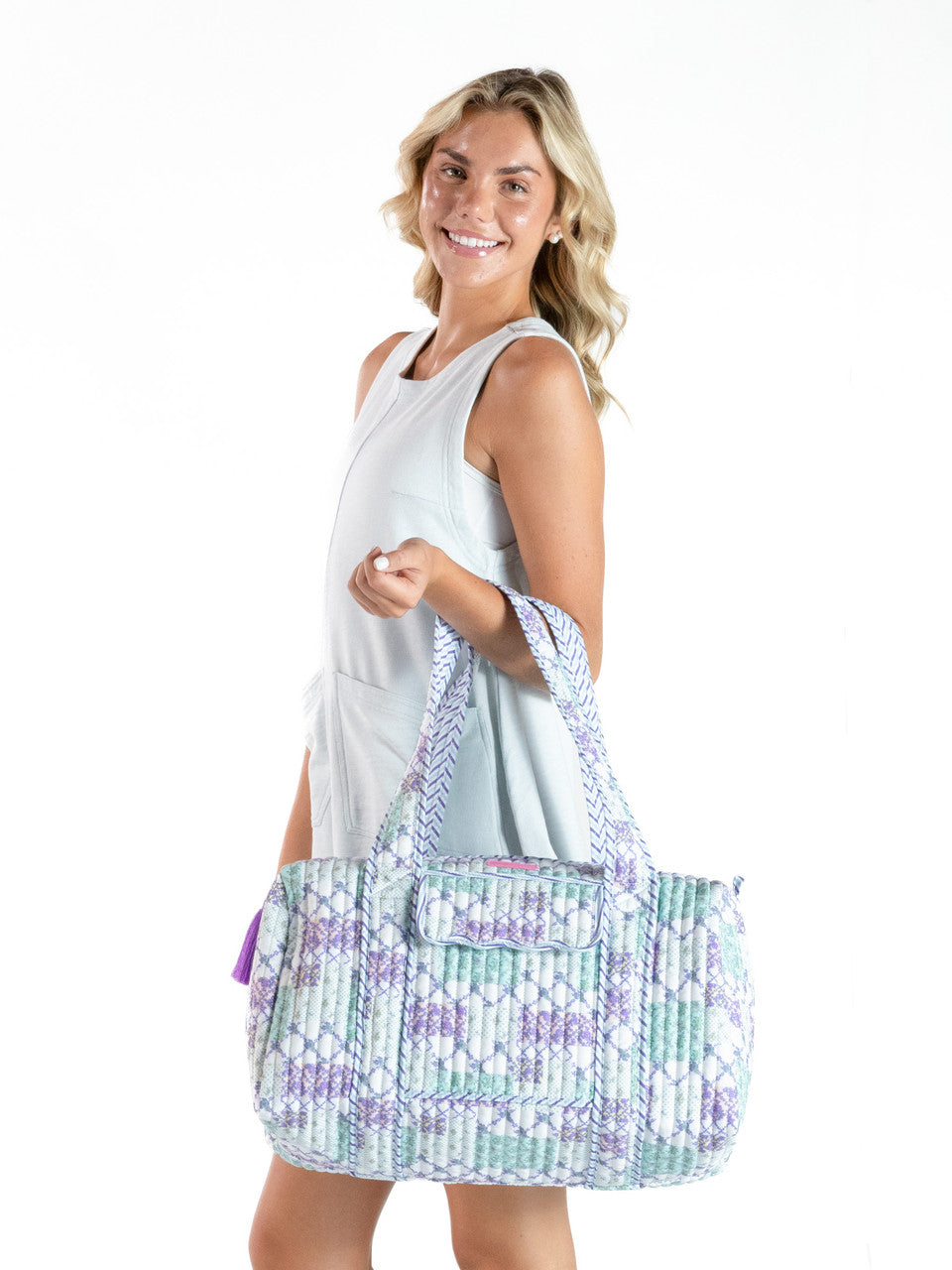 Trail Patch Quilted Duffle Bag