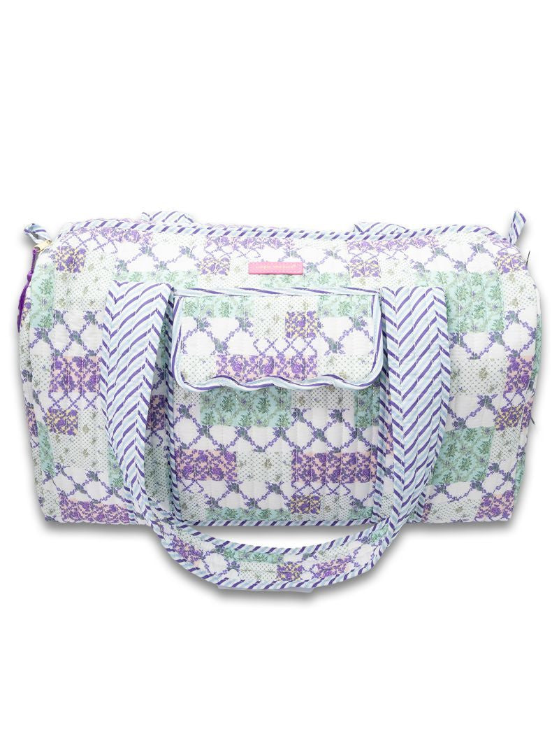 Trail Patch Quilted Duffle Bag