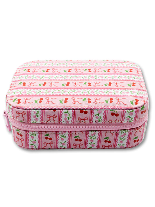 Cherry Stripe Light Up Jewelry Box