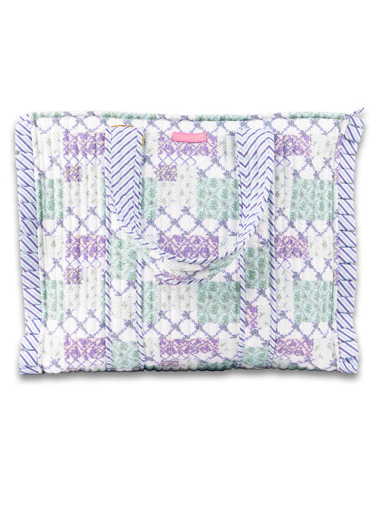 Trail Patch Quilted Tote Bag