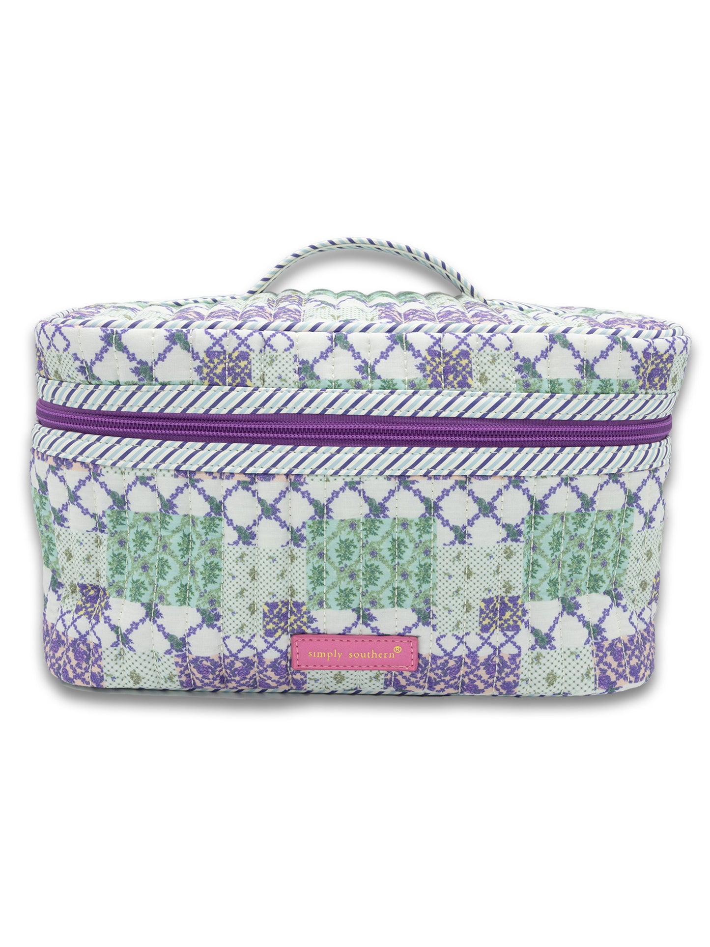 Trail Patch Quilted Train Makeup Case