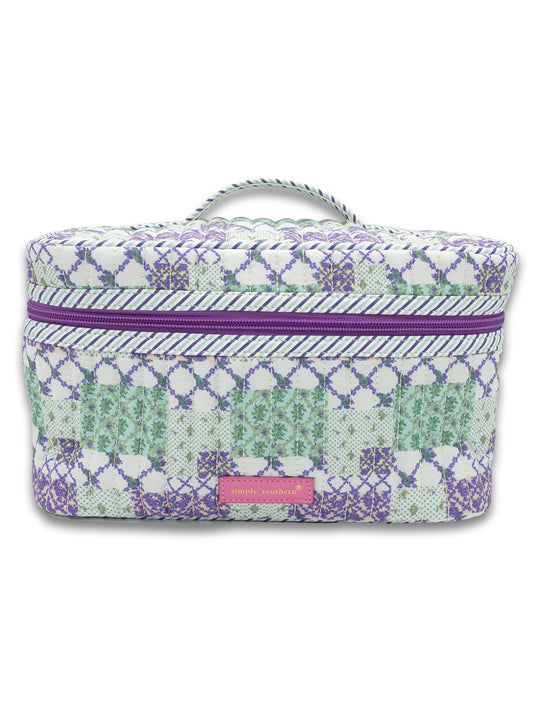 Trail Patch Quilted Train Makeup Case