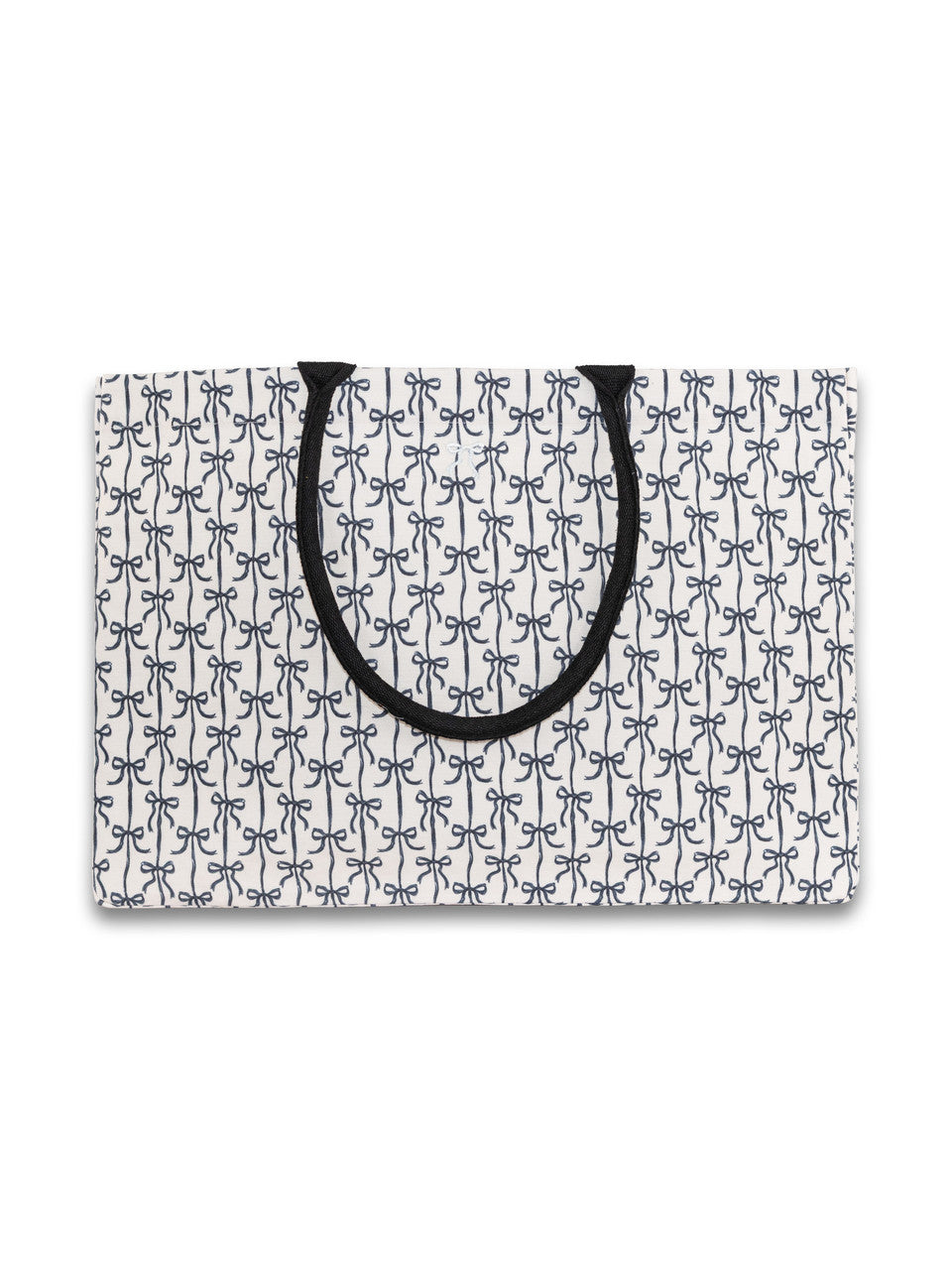 Black Bow Seaside Tote Bag