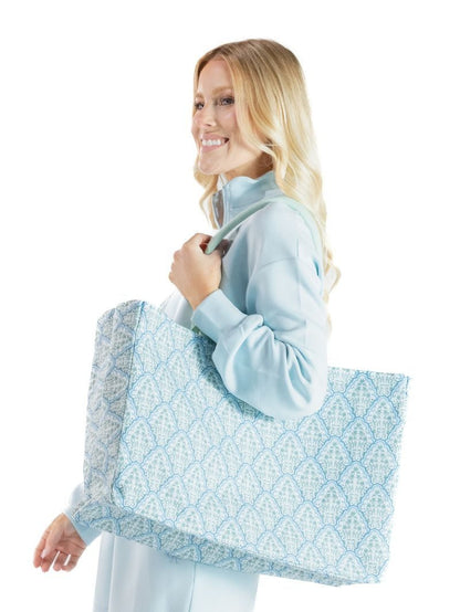 Scallop Flower Seaside Tote Bag