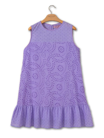 Violet Sunday Afternoon Sleeveless Dress
