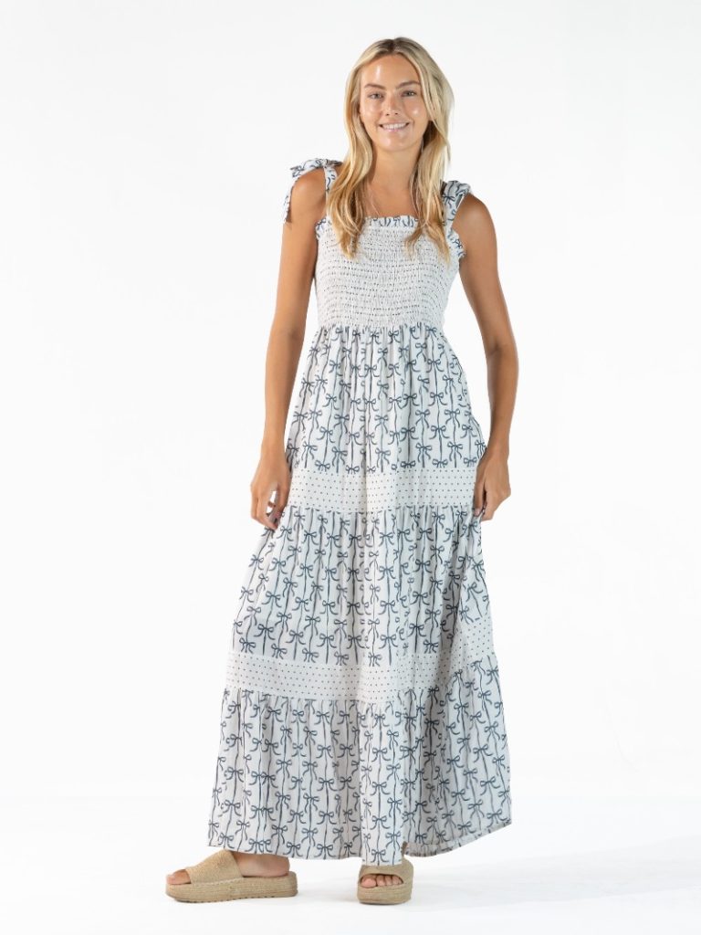 Black Bow Sweet Girl Tie Dress