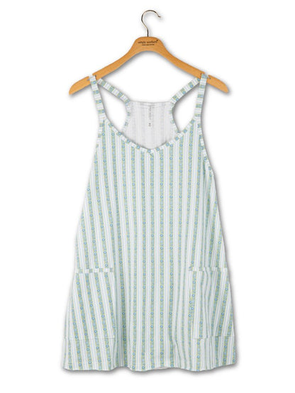 Rosebud Stripe Tara Dress