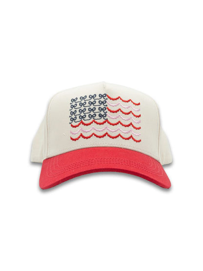 Flag Bows Trucker Hat