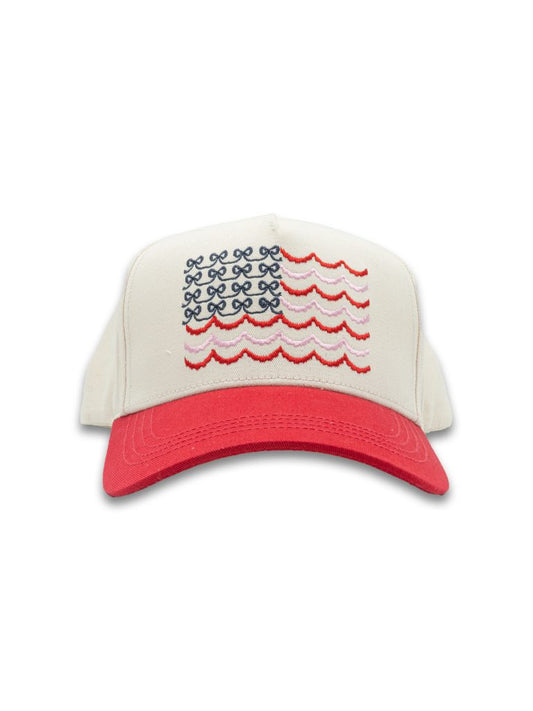 Flag Bows Trucker Hat