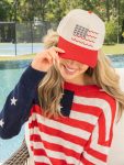 Flag Bows Trucker Hat