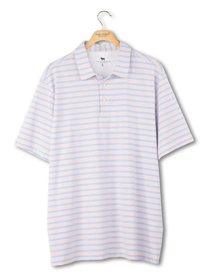 Men's Blue Stripe UPF Polo