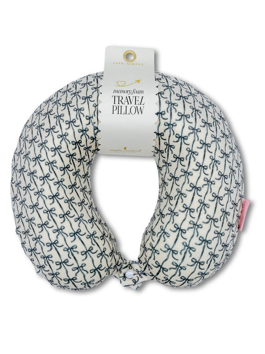 Black Bow Travel Pillow