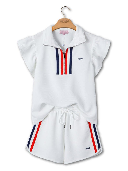 Americana Zip-Up Lounge Set