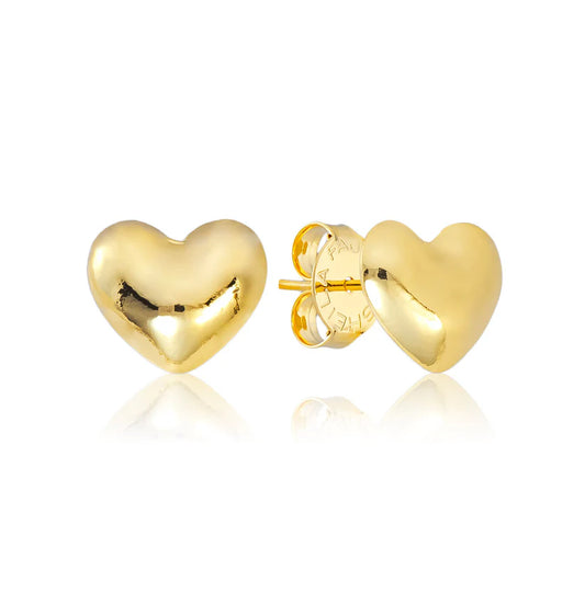 Petite Mercy Studs - Shiny Gold