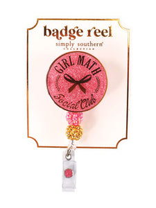 Girl Math Social Club Badge Reel