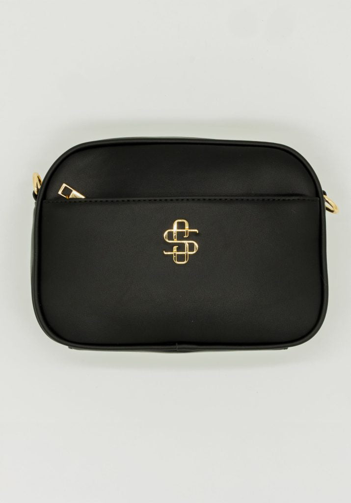 Black Leather Ibiza Crossbody