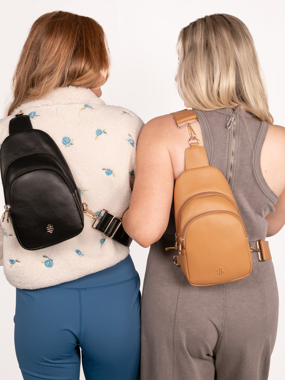 Black Leather Maui Sling Crossbody