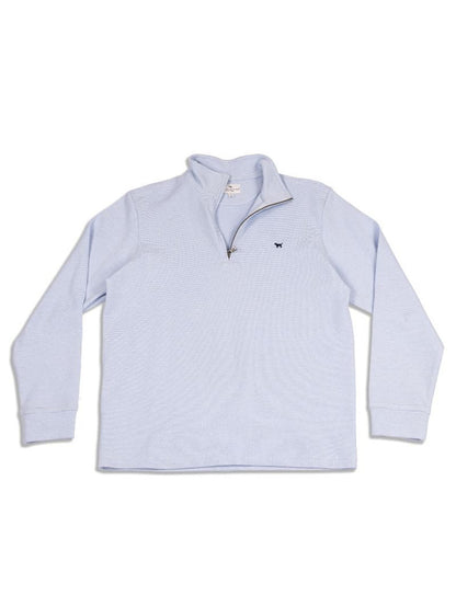 Men's Light Blue Quarter Zip Pullover