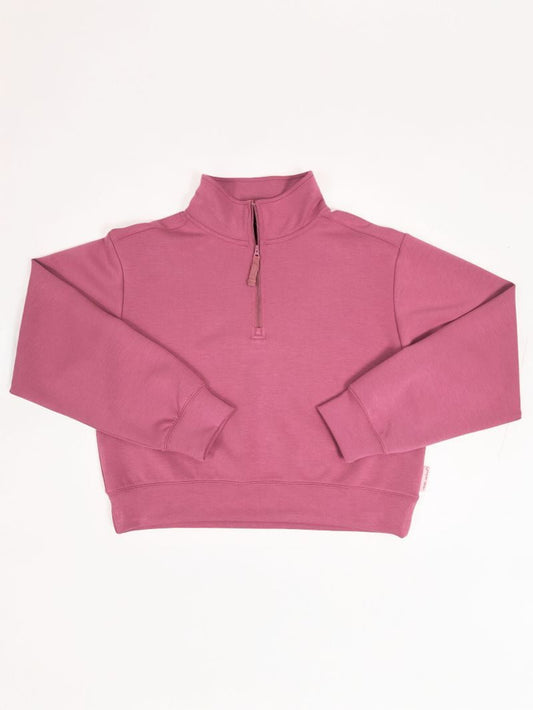 Plum Quarter Zip Pullover