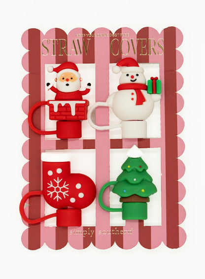 Holiday Straw Cover Sets