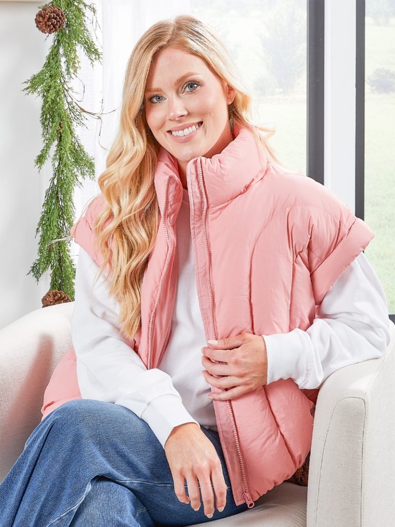 Petal Pink Lottie Vest