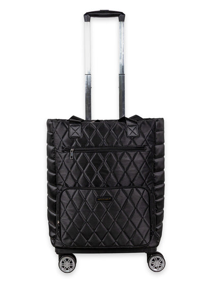 Black Swivel Rolling Tote