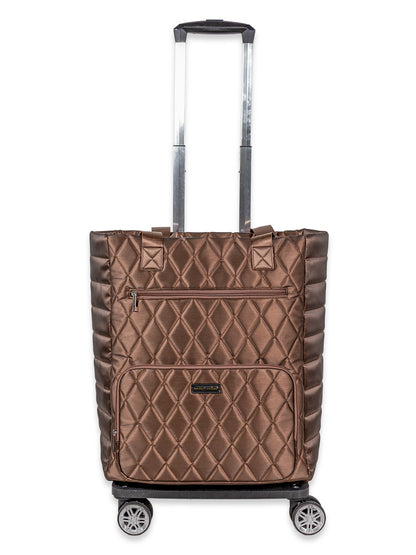 Copper Swivel Rolling Tote