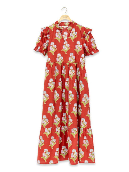 Maroon Harper Dress