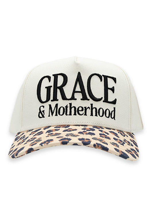 Grace & Motherhood Leopard Trucker Hat