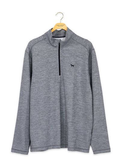 Men's Heather Lead Quarter Zip Pullover