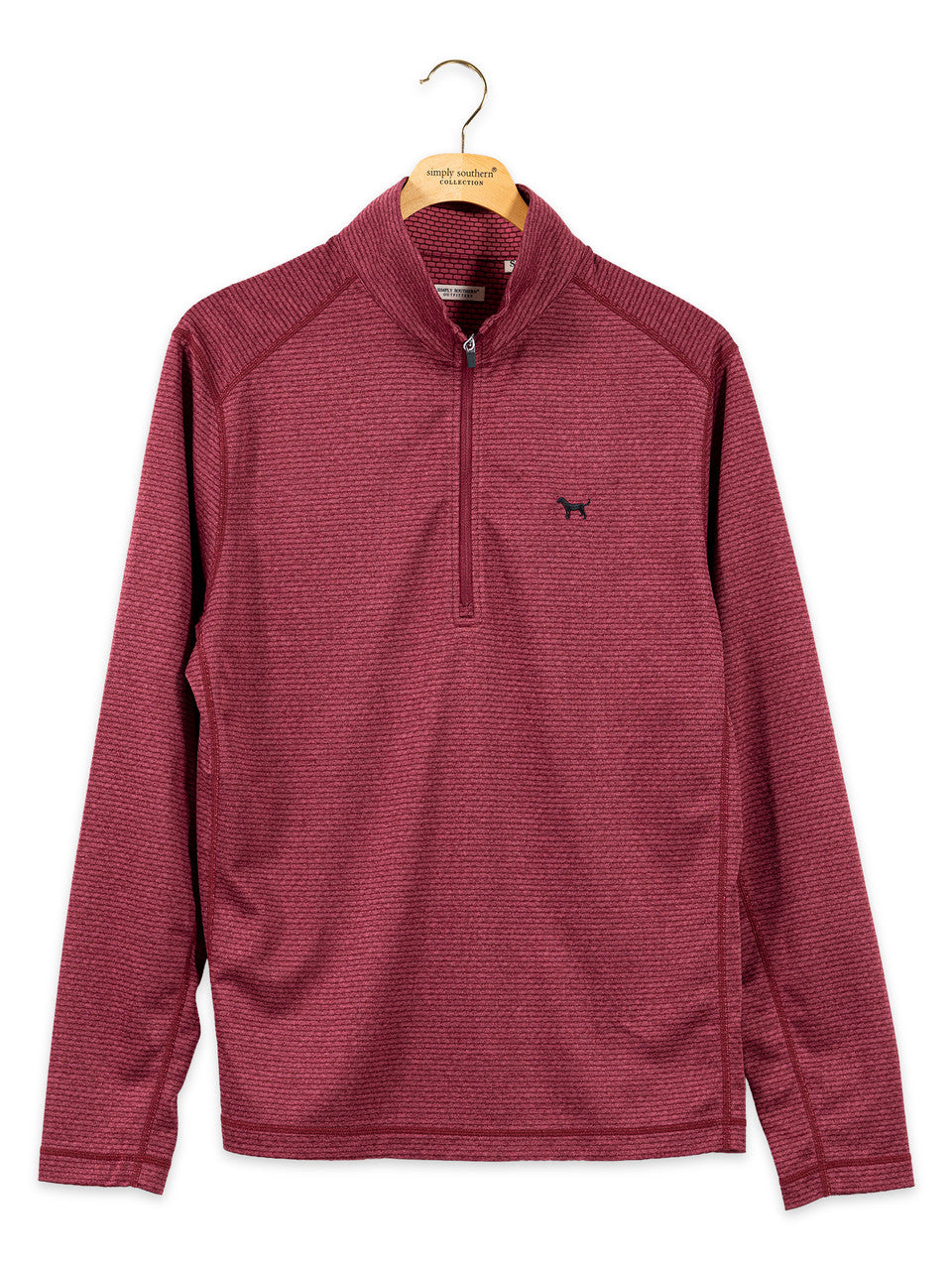 Men's Oxblood Tech Quarter Zip